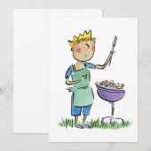 BBQのキング 招待状 (正面/裏面)