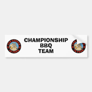 BBQのバンパーステッカー バンパーステッカー
