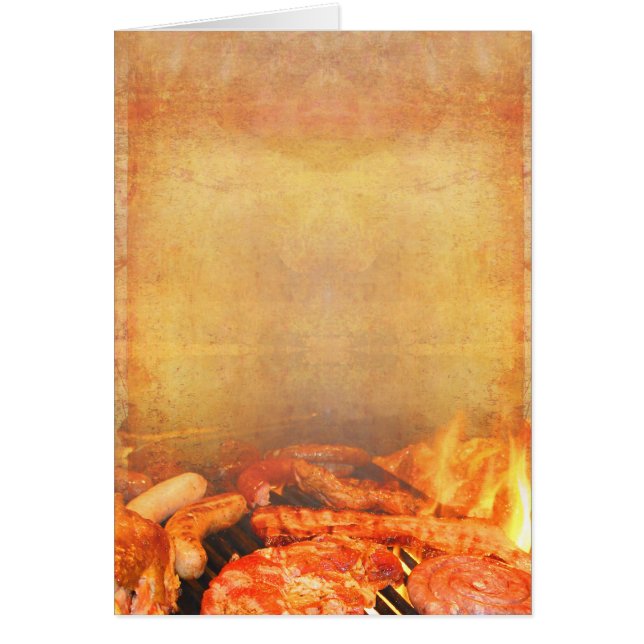 BBQのパーティーカード (正面)