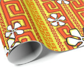 BBQのビーチのパーティー ラッピングペーパー (ロールコーナー)