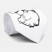 BBQのブタのタイ ネクタイ (ロール)