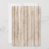 BBQのベビーシャワーの招待のベビーQのピクニック招待 招待状 (裏面)