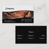 BBQのレシピの名刺 名刺 (正面/裏面)