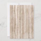 BBQの卒業、青いピクニックパーティーの卒業 招待状 (裏面)