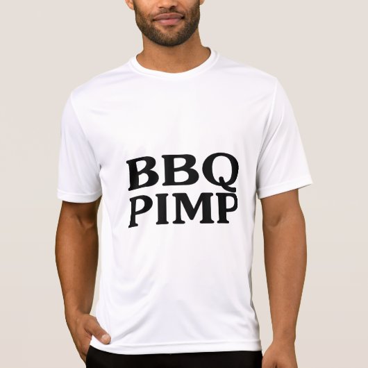 BBQの売春あっせん業者 Tシャツ (正面)