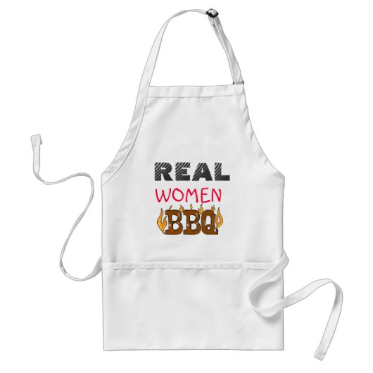 BBQの女王のためのカスタマイズ可能なエプロン スタンダードエプロン (正面)