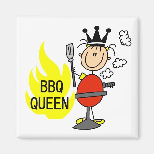 BBQの女王様 マグネット (正面)