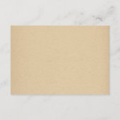 BBQの情報結婚詳細エンクロージャカード エンクロージャーカード (裏面)