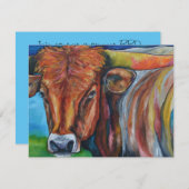 BBQの招待 招待状 (正面/裏面)