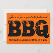 BBQの招待 招待状 (正面)