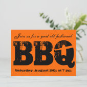 BBQの招待 招待状 (スタンド正面)