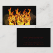 BBQの炎 名刺 (正面/裏面)