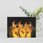 BBQの炎 招待状 (スタンド正面)