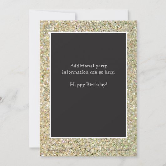 BBQの第50誕生日のパーティの招待状 招待状 (裏面)