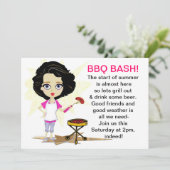 BBQの花型女性歌手の招待状 招待状 (スタンド正面)