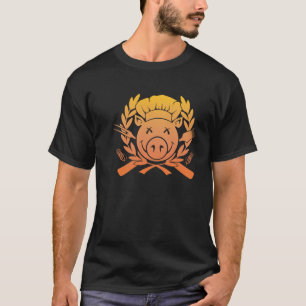 BBQの頂上-日没は暗いワイシャツ衰退します Tシャツ
