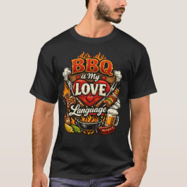 BBQは私の恋愛言語 Tシャツ