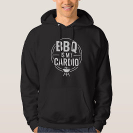 BBQは私の有酸素運動 おもしろいグリル BBQお父さんの引用 パーカ