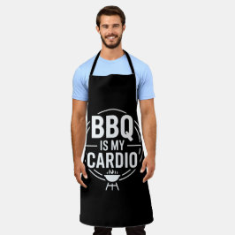 BBQは私の有酸素運動 おもしろお父さんグリル名言 エプロン