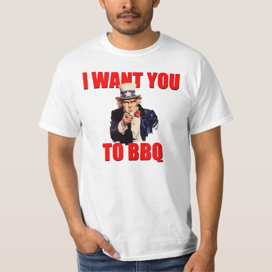 BBQへの米国市民Want's Tシャツ (正面)