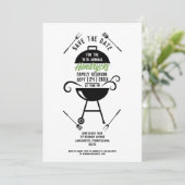 BBQをテーマにしたファモダンミリ懇親会 招待状 (スタンド正面)