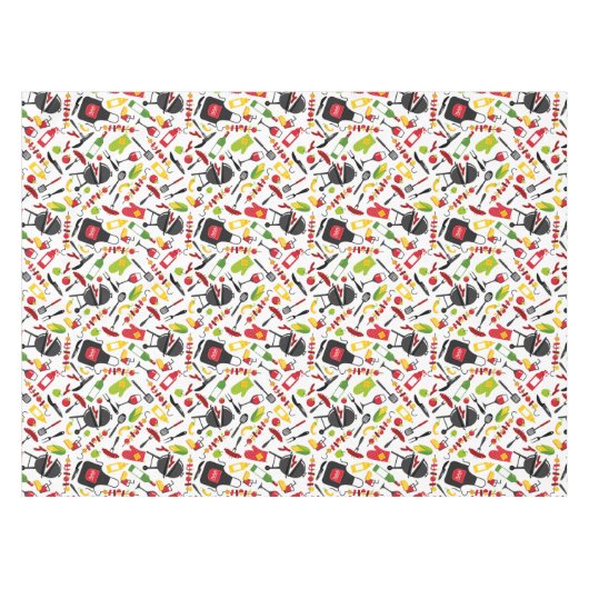 BBQを設定する テーブルクロス (正面(横))