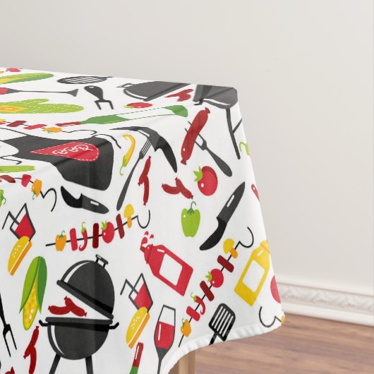 BBQを設定する テーブルクロス (インサイチュ)
