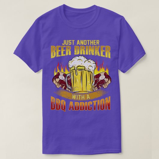 BBQを追加した別のビール飲み屋 Tシャツ (デザイン正面)