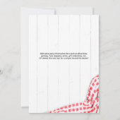 BBQウェディングシャワー招待状 招待状 (裏面)