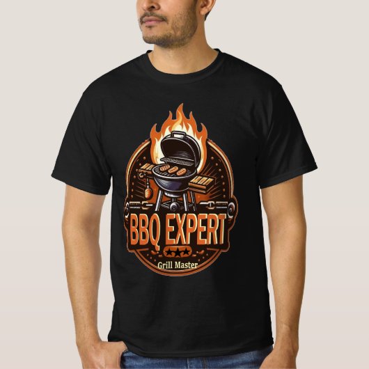 BBQエキスパートTシャツ Tシャツ (正面)
