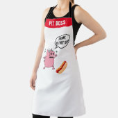 BBQエプロンをパーソナライズフランクあなたなの?おもしろい エプロン (インサイチュ)