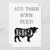 BBQカスタム招待状 招待状 (正面/裏面)