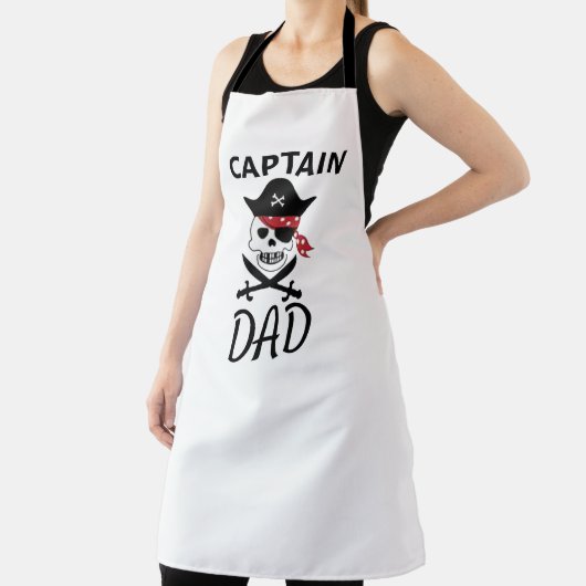 BBQカッコいいラバーグリラーキャプテンパパマママグおもしろいリル エプロン (インサイチュ)