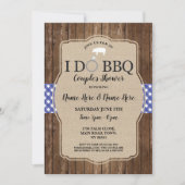 BBQカップルのシャワー婚約豚招待状 招待状 (正面)