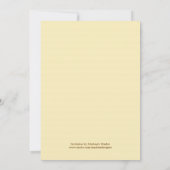 BBQカップルブライダルシャワー招待 招待状 (裏面)