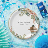 BBQカップル祝のシャワーで行こう ペーパープレート (パーティー)