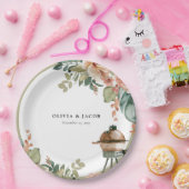 BBQカップル祝のシャワーで行こう ペーパープレート (パーティー)