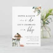 BBQカップル祝シャワー招待状で行こう 招待状 (スタンド正面)