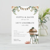 BBQカップル祝シャワー招待状で行こう 招待状 (スタンド正面)