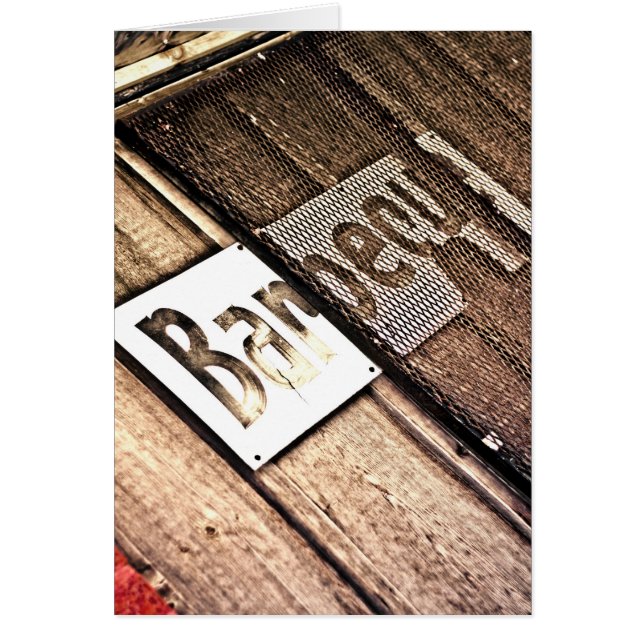 BBQカード (正面)