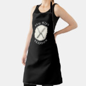 BBQキングナイフ&フォークグリルパパ名 エプロン (インサイチュ)