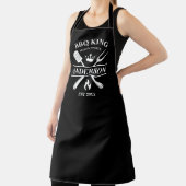 BBQキングバーベキューパーソナライズされた エプロン (インサイチュ)