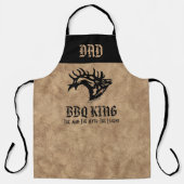 BBQキングブルエルクエプロン エプロン (正面)