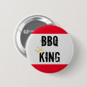 BBQキング 缶バッジ (正面&裏面)