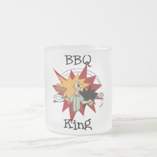 BBQキングTシャツとギフト フロストグラスマグカップ