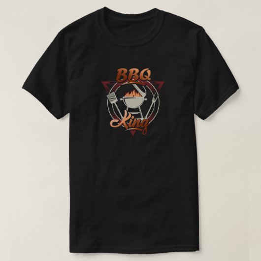 BBQキングTシャツ Tシャツ (デザイン正面)
