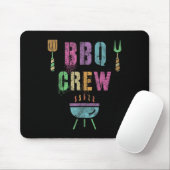 Bbqクおもしろいルーグリルシェフ調理師分隊料理summe マウスパッド (マウス)