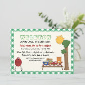 BBQクックアウトファミリー懇親会、グリーンジンガム縁ど 招待状 (スタンド正面)