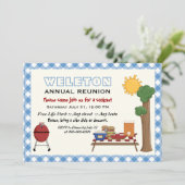 BBQクックアウトファミリー懇親会、ブルージンガム縁ど 招待状 (スタンド正面)