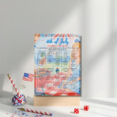 BBQクックアウト7月4日ビンゴゲームカード シーズンカード